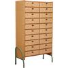 Mobile Vintage Italia Anni 70 Ribalta Legno formica Cassettone moderno