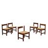 Sedie Design Giovanni Michelucci Poltronova Anni 70 Legno faggio tinto