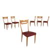 Sedie Vintage Italia Anni 50 Legno faggio Seduta Similpelle Design