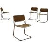 Sedie Design Italia Anni 60 Sedute imbottite Espanso Tubolare cromato