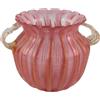 Vaso in Vetro rosa di Murano | Modernariato Oggetti in vetro