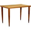Tavolo rettangolare Anni 50 | Modernariato Tavoli in legno e ottone