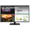 Lg Monitor 43 4K 2160p PROFESSIONALE UHD Matt black 43BN70UP B AEU