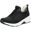 Rieker 48157, Mocassino Donna, Nero, 36 EU