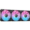 CORSAIR iCUE LINK RX120 RGB 120 mm Ventole PWM con Hub di Sistema iCUE LINK - Cuscinetto a Cupola Magnetica - Confezione Tripla - Nero