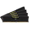 Corsair Kit di Memoria Desktop VENGEANCE LPX 32GB, 4x8GB DDR4 3600, PC4-28800 C16 1.35V, Nero