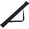 Teekerwan Black Color Pool Cue Case, Cue Bag, Billiard Stick Storage Carrying Bag for 1/2 Snooker Billiard Stick Rod. (Fabric)