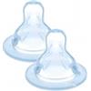 MAM Baby Tettarella Anti-Goccia in Silicone SkinSoft 4+M 2 pezzi