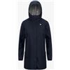 K-Way Sophie Eco Stretch Dot V Blue Depth Guscio Tecnico Donna