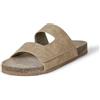 Amazon Essentials Sandali da Uomo Regolabili in Finto Sughero, Marrone Chiaro, 42