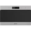 INDESIT MWI 6213 IX - MWI6213IX Forno Microonde da Incasso con Grill - Finitura Inox - 22 Litri , Altezza 38,2 cm