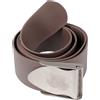 BEST DIVERS CINTURA GOMMA MARRONE INOX in