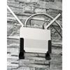 QWORK® Porta da parete universale per router/TV box/laptop/switch/modem, Compatibile con dispositivo entro 4 cm di spessore