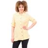 Nina Leonard Camicia in tessuto di misto cotone fantasia quadri