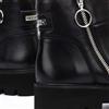 Pikolinos Stivaletto in pelle con zip suola chunky