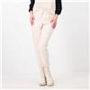 Caterina Lancini Jogger in maglia armaturata Vita con coulisse made in Italy