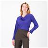 Caterina Lancini Blusa a manica lunga con drappeggio