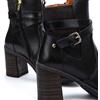Pikolinos Tronchetto in pelle doppio cinturino zip laterale tacco 8cm