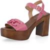 Galieti Sandali in pelle con tacco 10 cm
