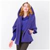 Caterina Lancini Cappotto in velour con manica 3/4
