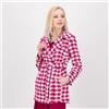 Nina Leonard Cappotto doppiopetto pied de poul con cintura
