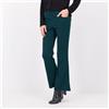 Nina Leonard Pantaloni bootcut in crépe stretch anche Petite