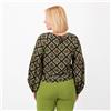 Enjoy Blusa in popeline di viscosa fantasia