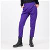 Officina della Moda Pantaloni a carota in raso con cotone