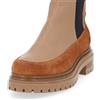 Le Serpentini Stivaletti Chelsea in pelle con elastico tacco 3 cm