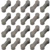 NHPY 20 Pezzi Super Expansion Rail, Train Track Accessories, Agguinte Connettori Che Si Adattano Per Ferrovia In Legno, Trenino Giocattolo(3.5 * 0.6 * 1Cm)