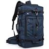 KAKA Zaino Outdoor, Zaino da Viaggio Anti-furto Impermeabile da 40L Zaino da Viaggio Multiuso Zaino da Alpinismo per Laptop da 17 Pollici (Blu, 40L)