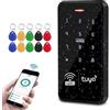 FUSYTULY Tastiera WiFi Tuya Controllo Accessi IP68 Impermeabile Controller di Accesso RFID 125KHz 13.56MHz Dual Frequency Touch Keyboard System + 10pz Portachiavi