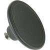 SPARES2GO Pomello grande coperchio pentola compatibile con Le Creuset, 5,5 cm, colore: nero