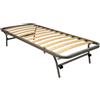 Bed Store SISTEMI RIPOSO Rete Estraibile 80x185 cm Sottoletto a Scomparsa Con Ruote, Molle Di Richiamo e Piedi Pieghevoli Salvaspazio