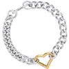 iXXXi Connect Bracciale composito Bobbie Argento | 17cm, 17cm, Acciaio inossidabile, Nessuna pietra preziosa