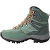 Jack Wolfskin Guida ribellione Texapore Mid W, Scarpe da Passeggio Donna, Ardesia/Verde, 35.5 EU