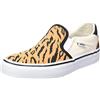 Vans Asher Deluxe, Sneaker, Donna, Animal Twill Brown/White, 40 EU