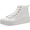Tamaris Damen 1-25204-42, Stivali a metà Polpaccio Donna, Bianco, 36 EU