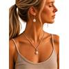 Generic ⊹⊱✿ COLLARE CON CONCHIGLIA SHIVA ✿⊰⊹ Collare a catena effetto pelle di serpente unisex con conchiglia naturale e nodi scorrevoli