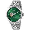 Maserati Orologio Maserati Epoca Automatico uomo R8823118010 Acciaio Verde Watch 42mm