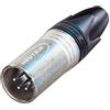 Neutrik NC4MXX XLR Nero, Argento cavo di collegamento
