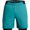 Under Armour Pantaloncini da tennis da uomo Under Armour Vanish Woven 2-in-1 Shorts - Turchese