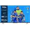 TCL Smart TV 43 Pollici 4K Ultra HD Display LED Sistema Google TV colore Nero - 43P638
