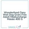 Wonderfood Oasy Wet Dog Grain Free Adult Medium/large Maiale 400 G