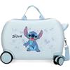 Disney Happy Stitch Bagaglio, Unisex - Bambini e ragazzi, Blu, 31 x 45 x 20 cm