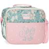 Roll Road Spring is Here, beauty case da viaggio, beauty case per bambini, astuccio scolastico, vari scomparti, Rosa, Borsa da toilette, Trousse