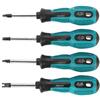 Akozon Cacciavite Magnetico, 4 Cacciavite CR-V a Forma di U, Cacciavite U Forcella Tipo Acciaio al Cromo-Vanadio Strumento a Mano Multifunzionale
