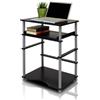 Furinno Home Scrivanie per Computer, HOLZ, nero/grigio, taglia unica