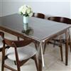 il dolce stile della tua casa tovaglia plastificata in PVC trasparente protezione per tavolo impermeabile (140x160)