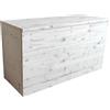 TOTAL WOOD 2012 Cassapanca Contenitore Baule in Legno Interno Esterno 90x35x50 cm al Naturale Non trattato Anche su Misura